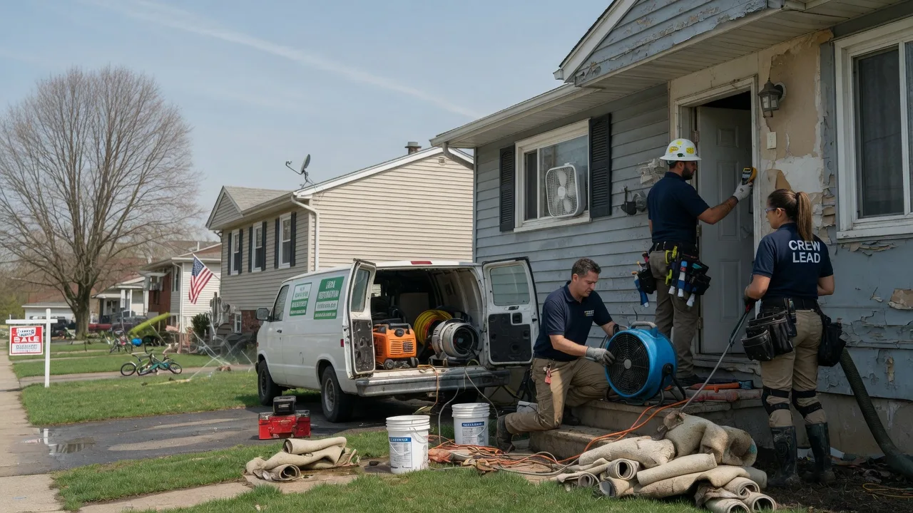 Flood Cleanup in Plover, IA near me